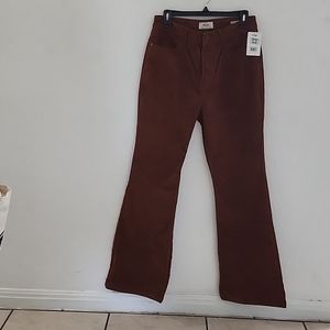 Wrangler high rise flare corduroy pants